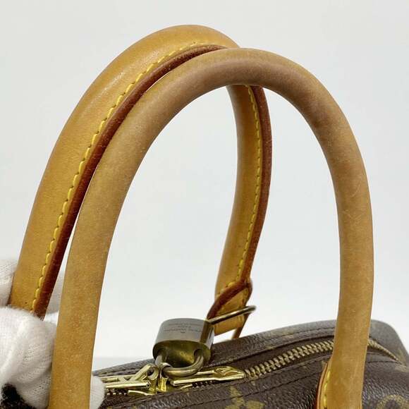 Louis Vuitton Monogram Deauville Handbag M47270 Brown Women's - Picture 7 of 11